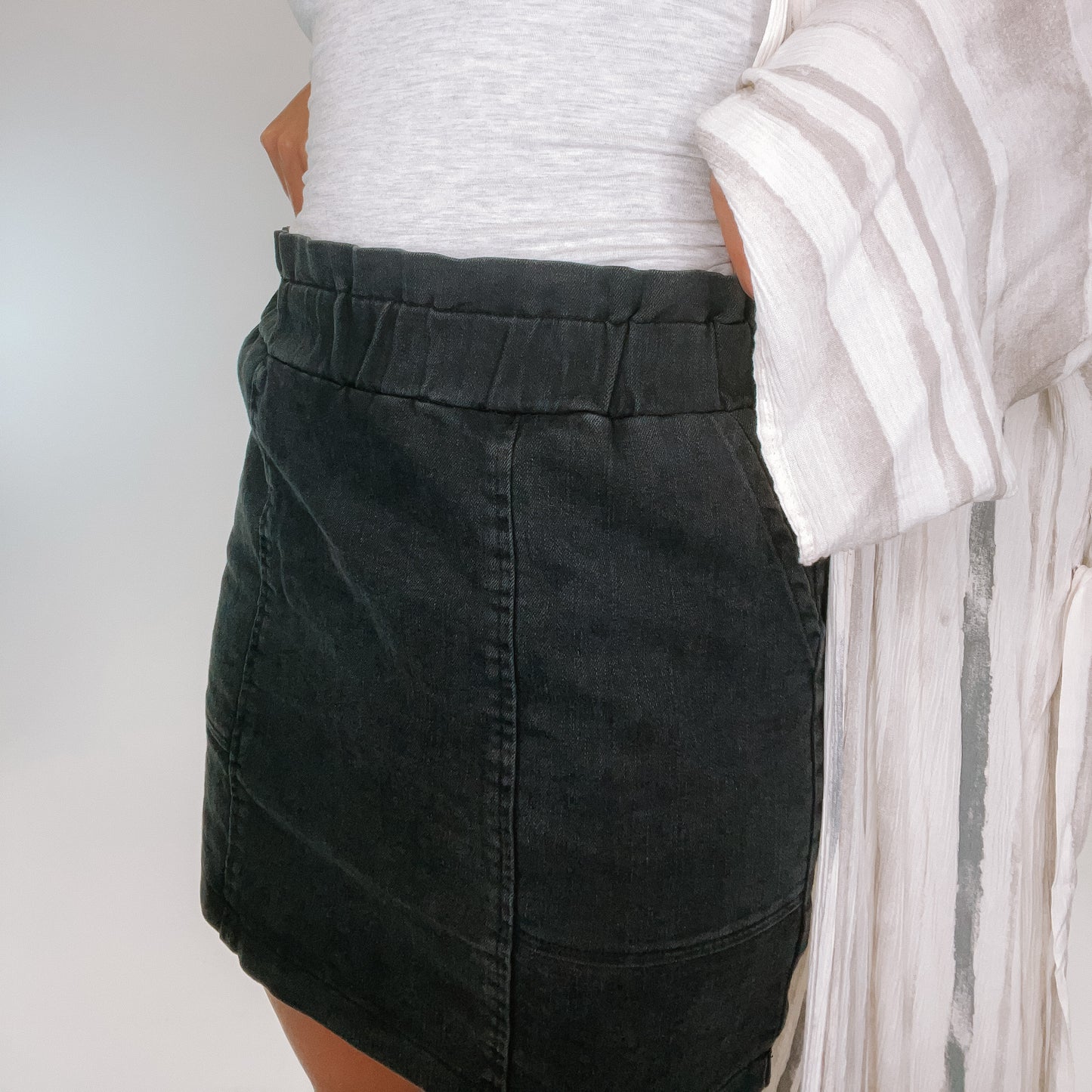 The Paperbag Mini Skirt
