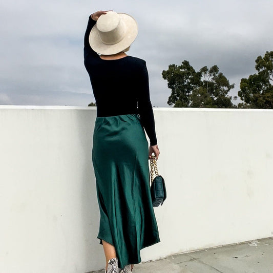 Emerald Midi Skirt